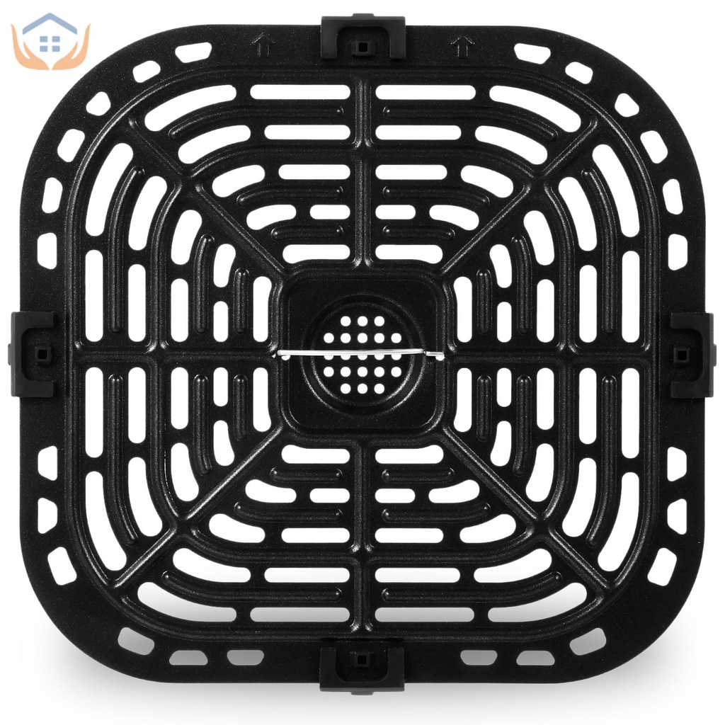 Air Fryer Crisper Plate Stainless Steel Air Fryer Grill Pan Nonstick