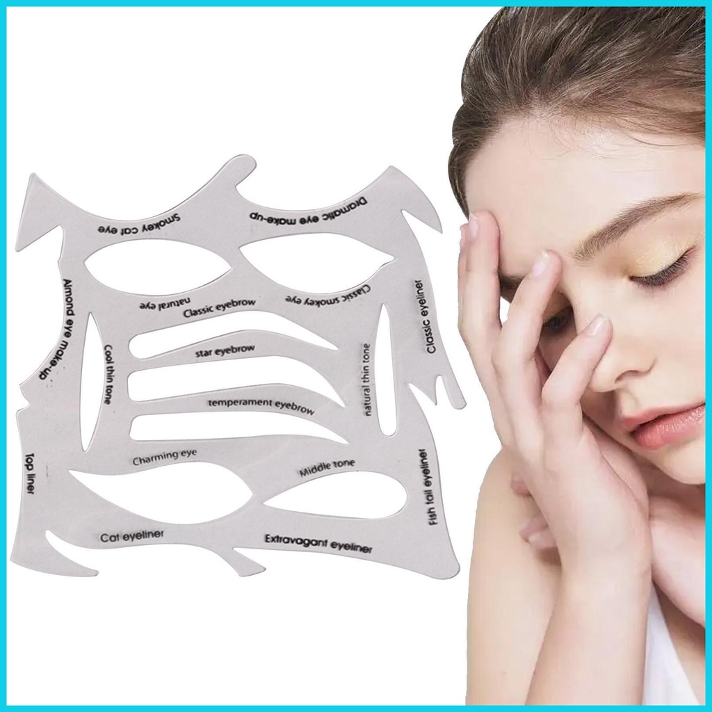 Eyeshadow Stencils Eyeliner Stickers for Cat Eyes Eyeshadow Stamp Pads