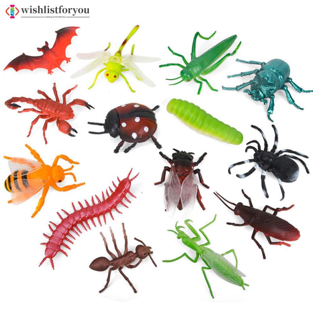 Wishlistforyou 1Set Simulated Animal Insects Set Figurine Beetles ...