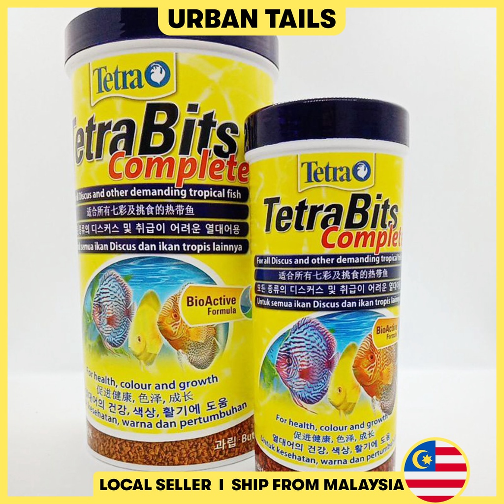Tetra Bits Complete TetraBits Discus Tropical Fish Food Makanan Ikan 94G 300G Shopee Malaysia