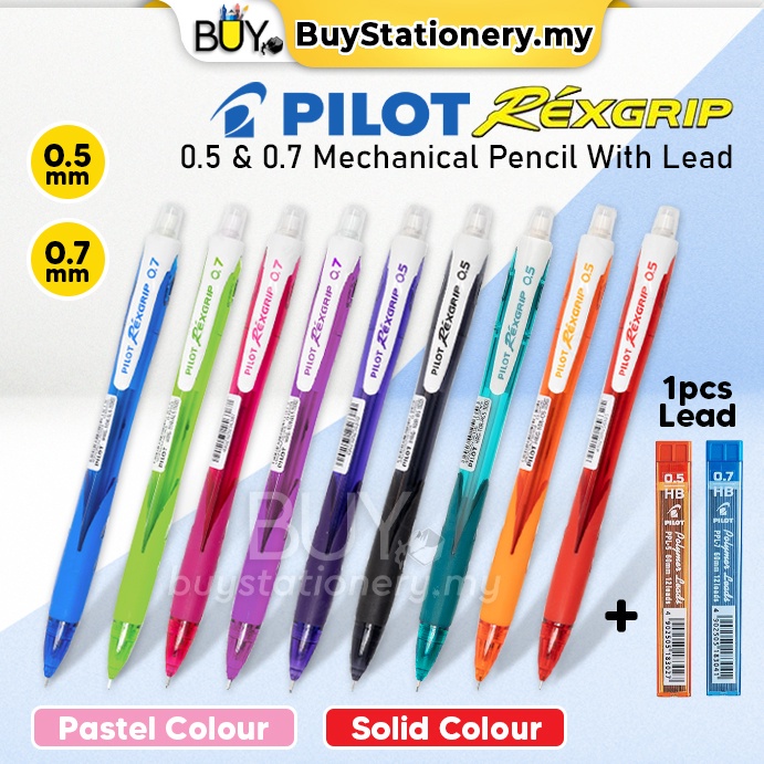 Pilot Rexgrip Mechanical Pencil Free Lead (1s/Pkt) Pilot Mechanical