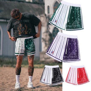 Ryoko Rain Athletic Shorts Paisley Unisex Casual Mesh Basketball