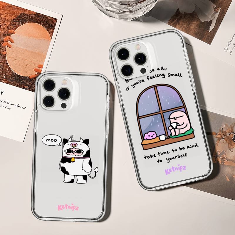 iPhone Ketnipz Cartoon Phone Case for iPhone 11 12 13 14 Pro