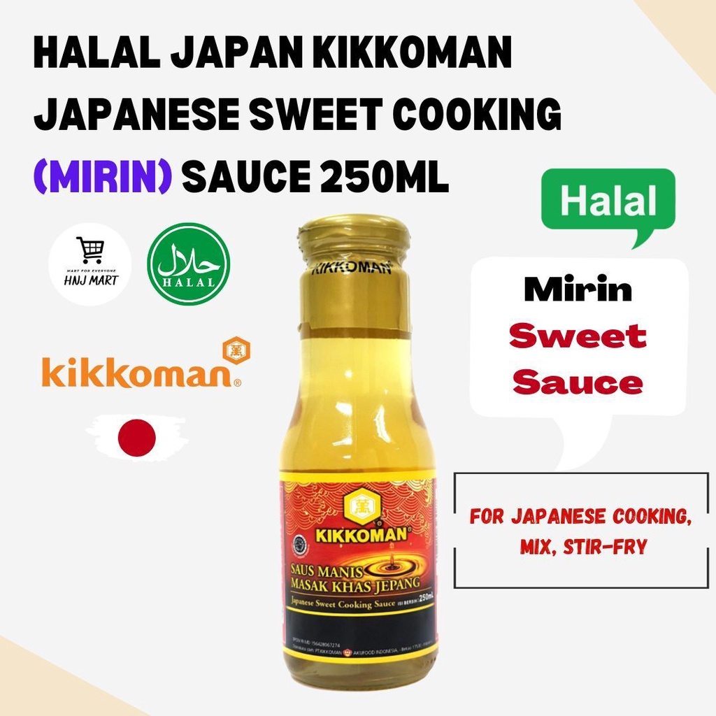 Halal Kikkoman Japanese Mirin 250ml Halal Mirin Halal Japan Mirin Halal