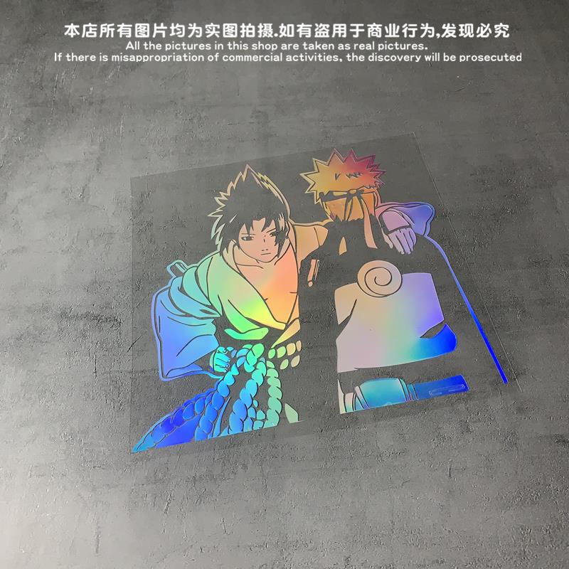 [Zaishang] Naruto Car Sticker Character Body Sticker Uchiha Sasuke Naruto Pattern Door