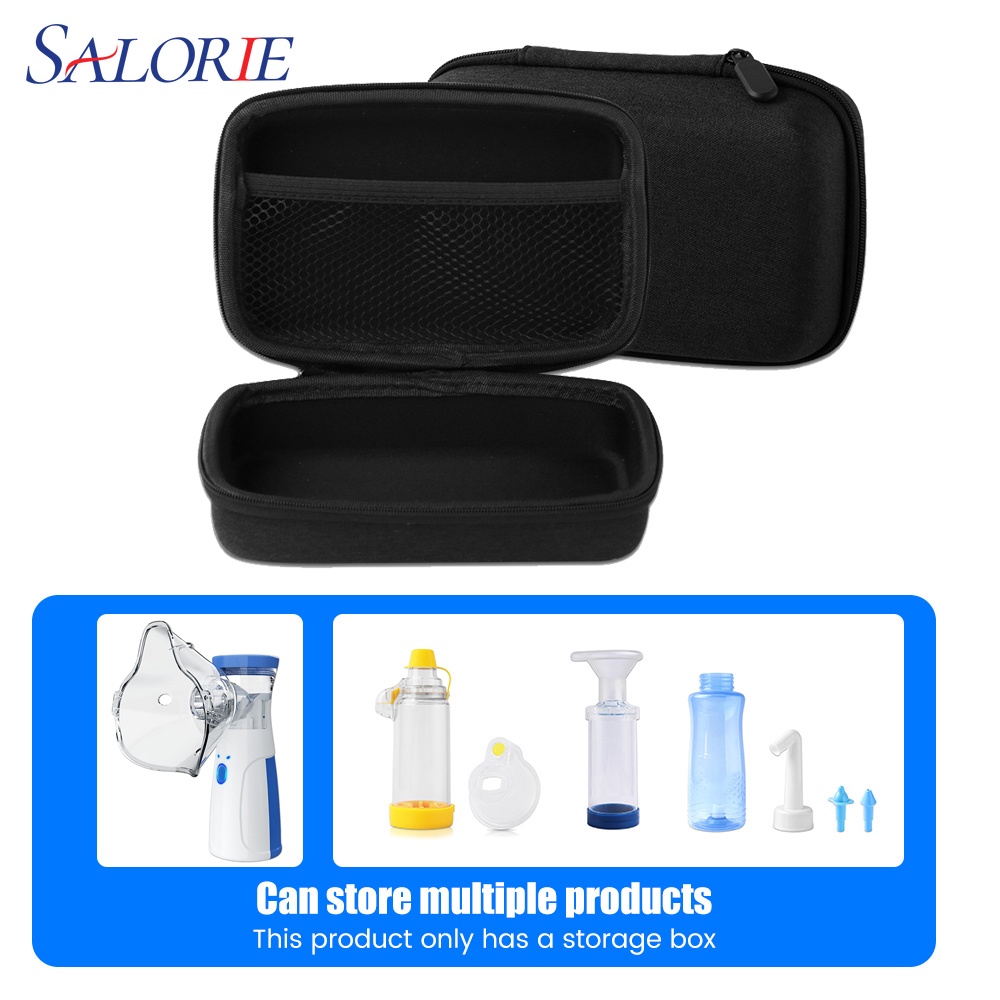 Salorie Asthma Inhaler Case Hard EVA Dedicated Case for Nebulizer ...