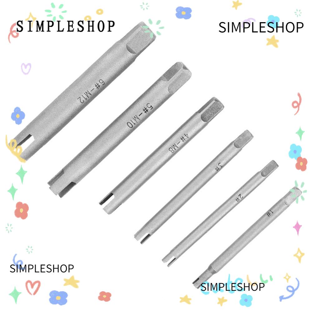 Tap Extractor, Steel M4M12 Broken Head Taps, Deeply Damaged