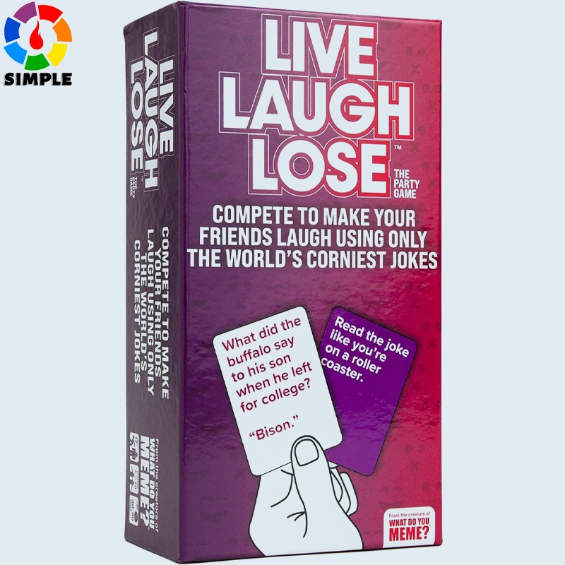 WHAT DO YOU MEME? Live Laugh Lose The Party Game Where You Compete to