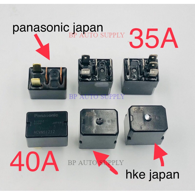 4 PIN Relay 12V 35A 40A Car HeadLamp Fuel Pump Proton Perodua Toyota