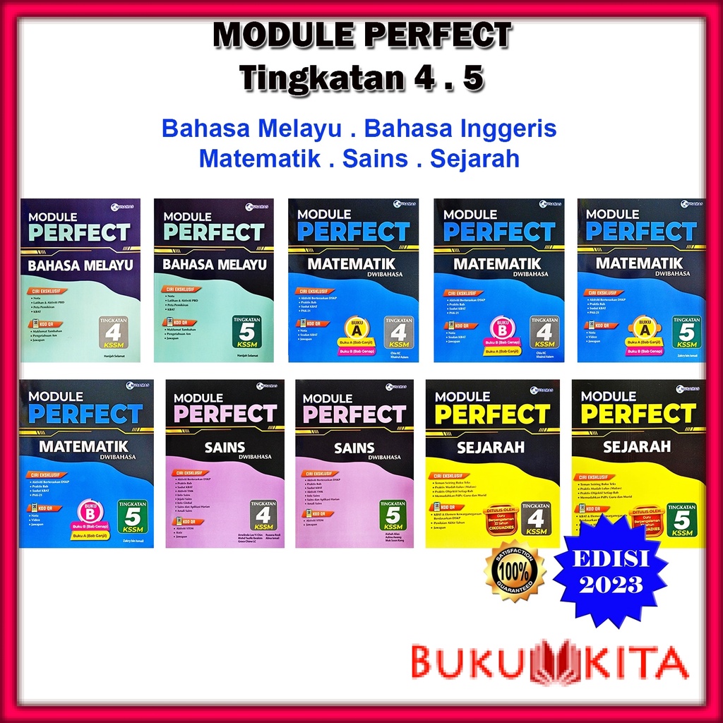 Buku Latihan : Module Perfect Tingkatan 4 / 5 Edisi 2023 - B.Melayu ...