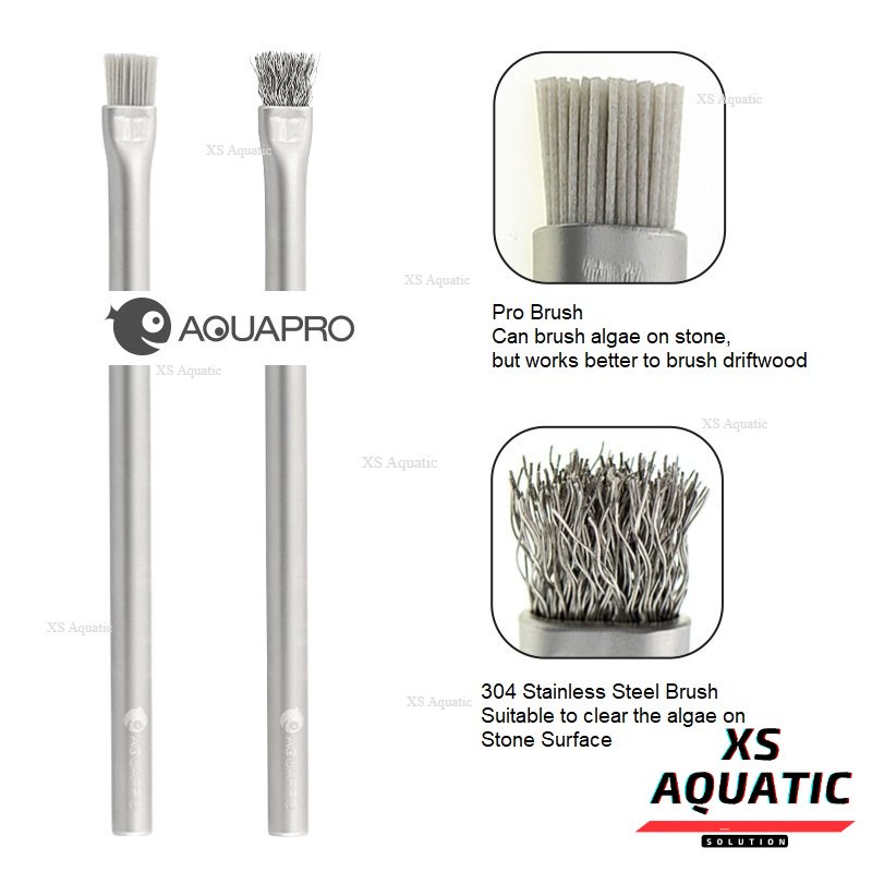 Aquarium Maintenance Tools AQUAPRO Algae Brush Professional Aquascaping