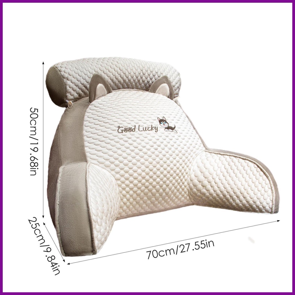Back pillow, back chair，Reading Pillow Cute 2 In 1 Design Back Pillows