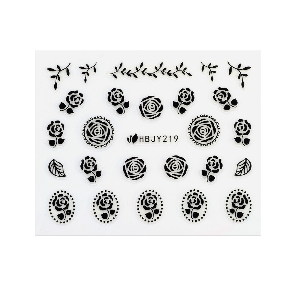 40 Styles Nail Stickers To Choose Nail Art Tools Nail Decoration 3D