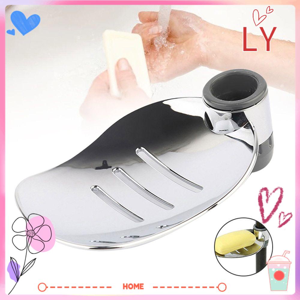 LYHOME 22/24/25MM Soap Dishes Gadget Bath Shower Home Plates Adjustable Rail Slide Shopee