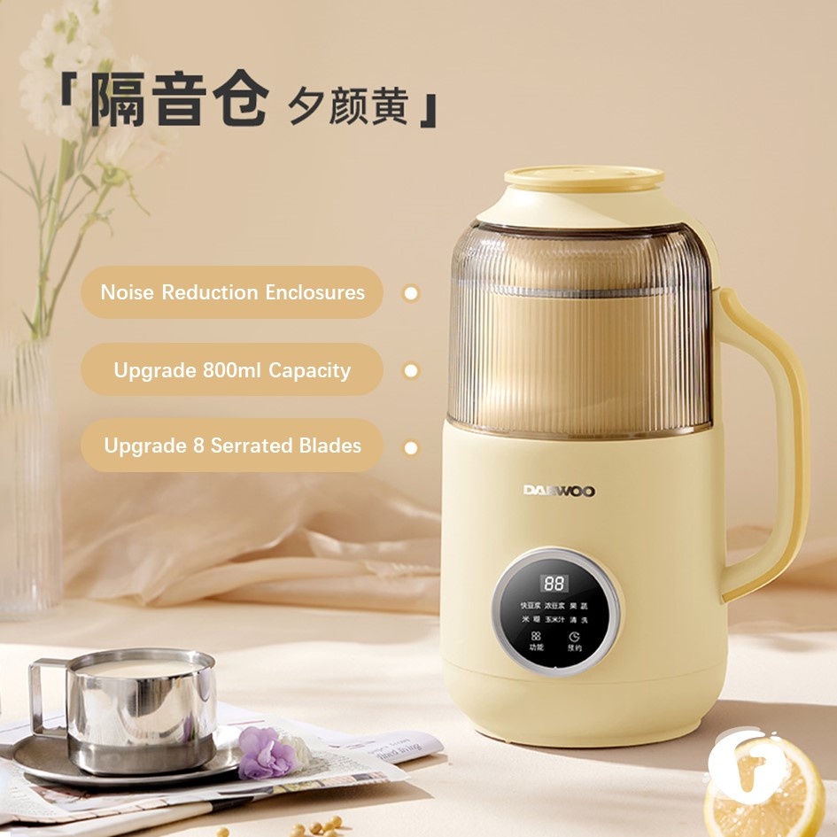 Daewoo Soymilk Machine Soya Milk Maker Composite Soundproof Cabin Food