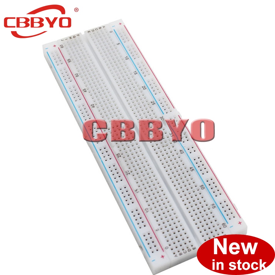 Breadboard MB102 Experiment Board Red Blue Line Connection Universal