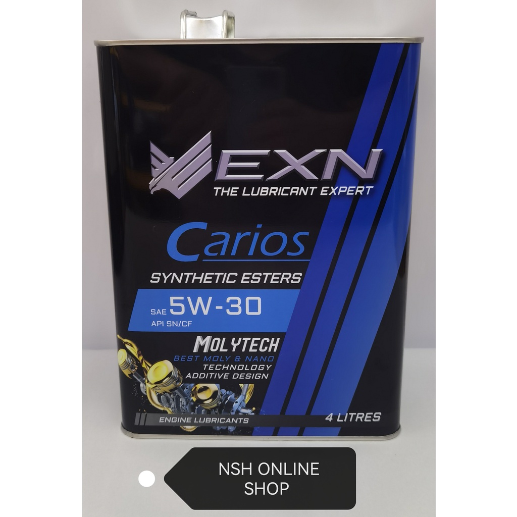 EXN CARIOS (Molytech) SAE 5W30 API SN/CF Synthetic Esters Engine Oil