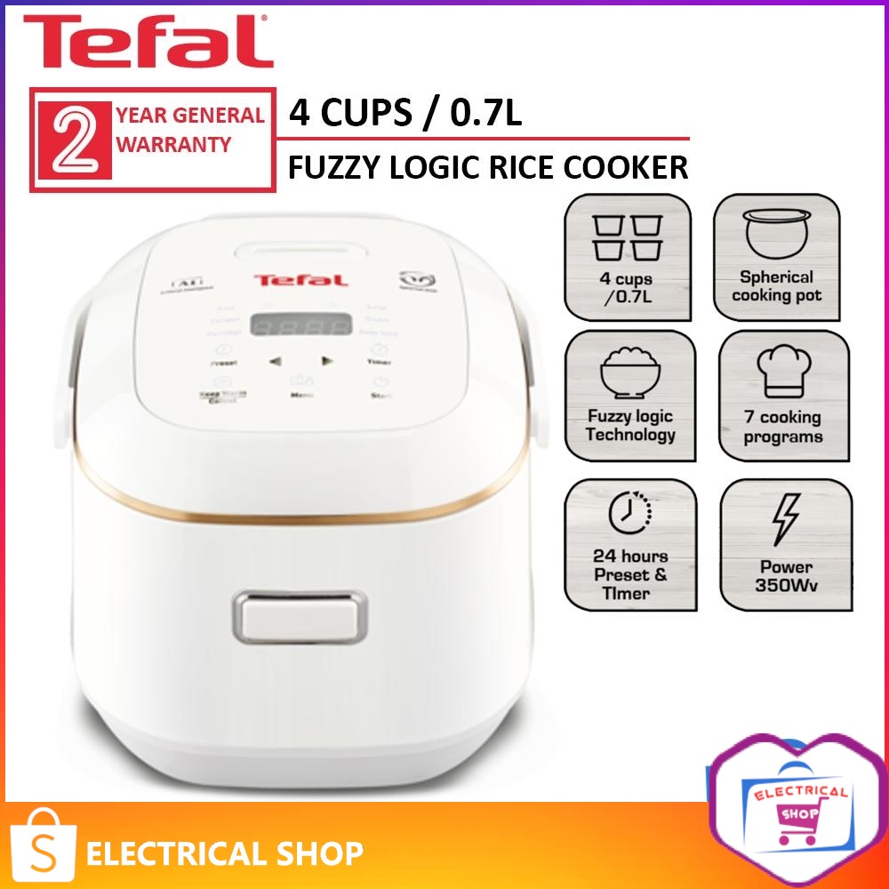 Tefal Rice Cooker Mini Fuzzy Baby Food Menu (0.7L) RK6011 Shopee