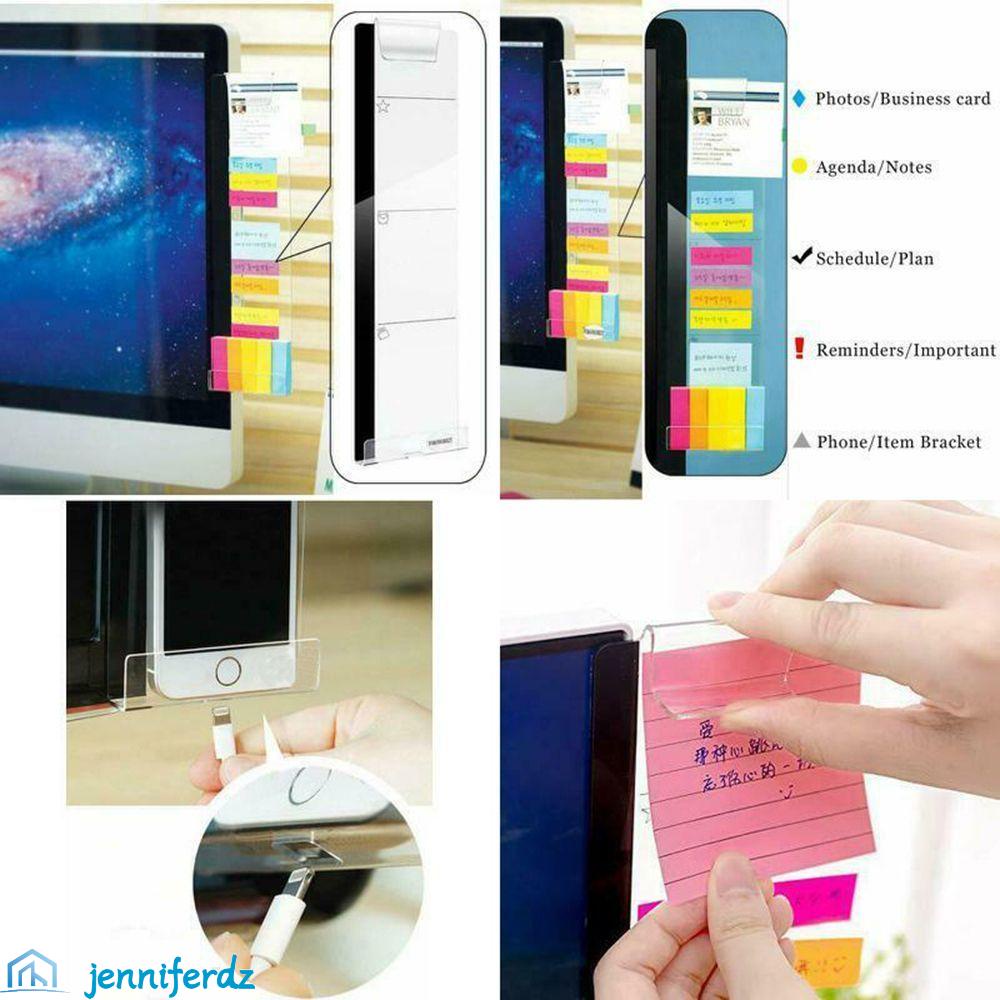 JENNIFERDZ Taps Card Holder Sticky Note Message Board Monitor Memo ...