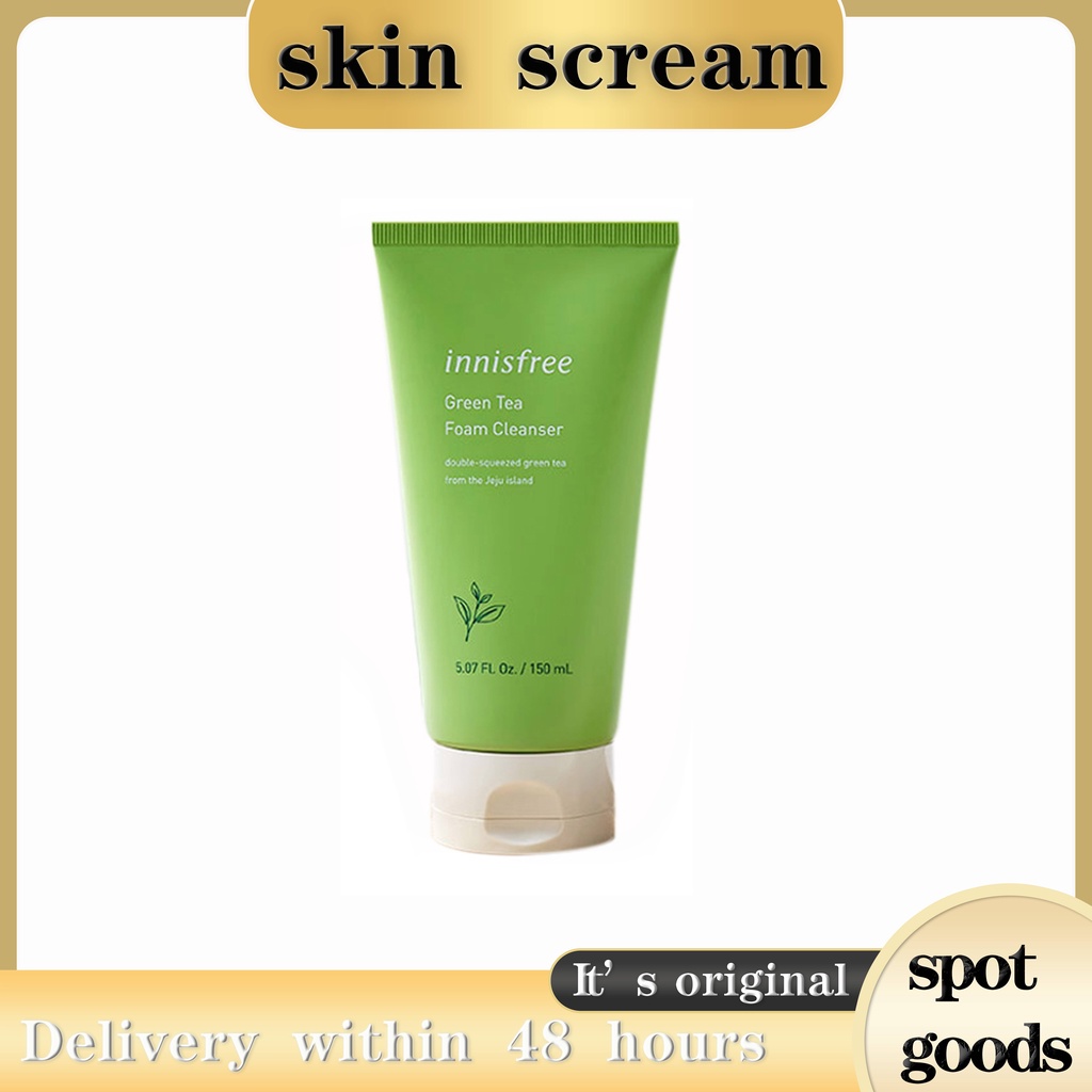Innisfree Green Tea Foam Cleanser Moisturizing and mild oil control