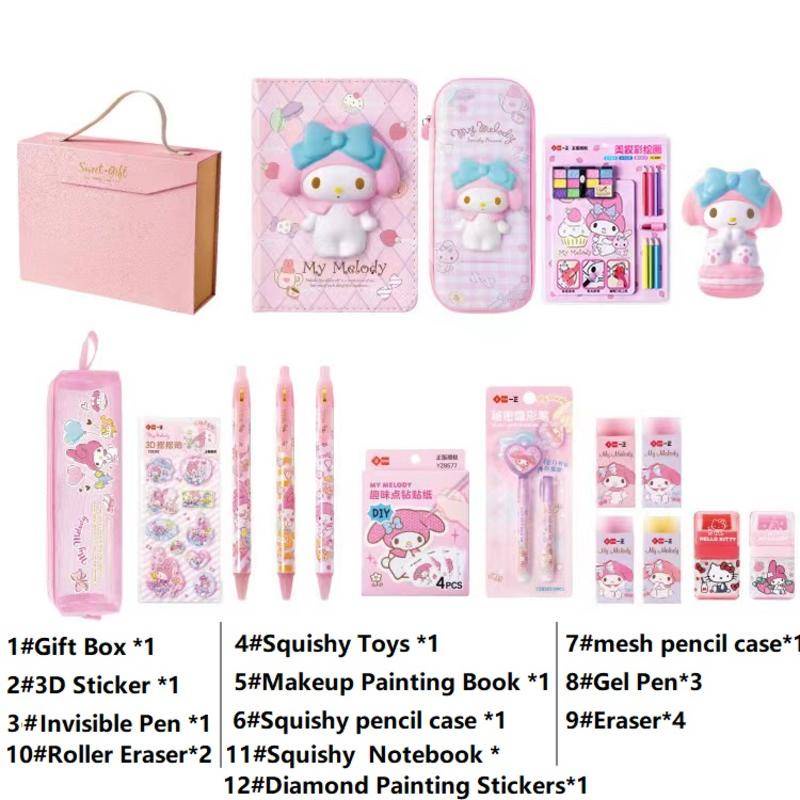 18Pcs Sanrio Mymelody Kuromi Cinnamoroll Stationary Set Students Back ...