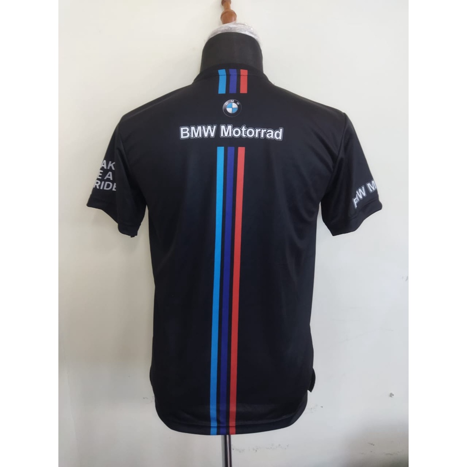 Jersey Tshirt BMW MOTORRAD 08 Black Sublimation / AA Microfiber Eboq ...
