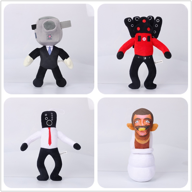 Skibidi Toilet Plush Toy Stuffed Toilet Man Monitor Skibidi Toilet ...