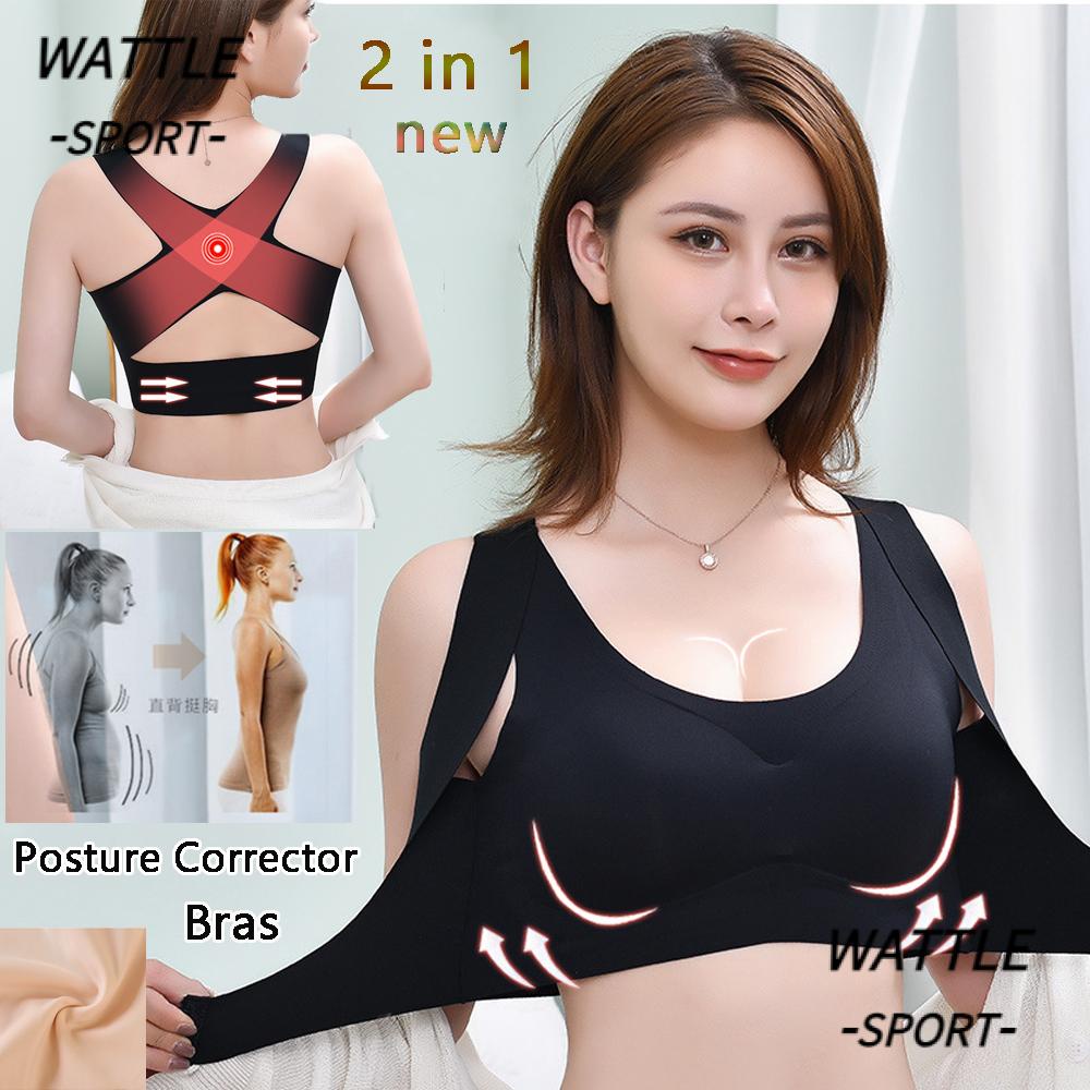 WASPORT Posture Bras For Women Girl Vest Push Up Shockproof Sports Bra