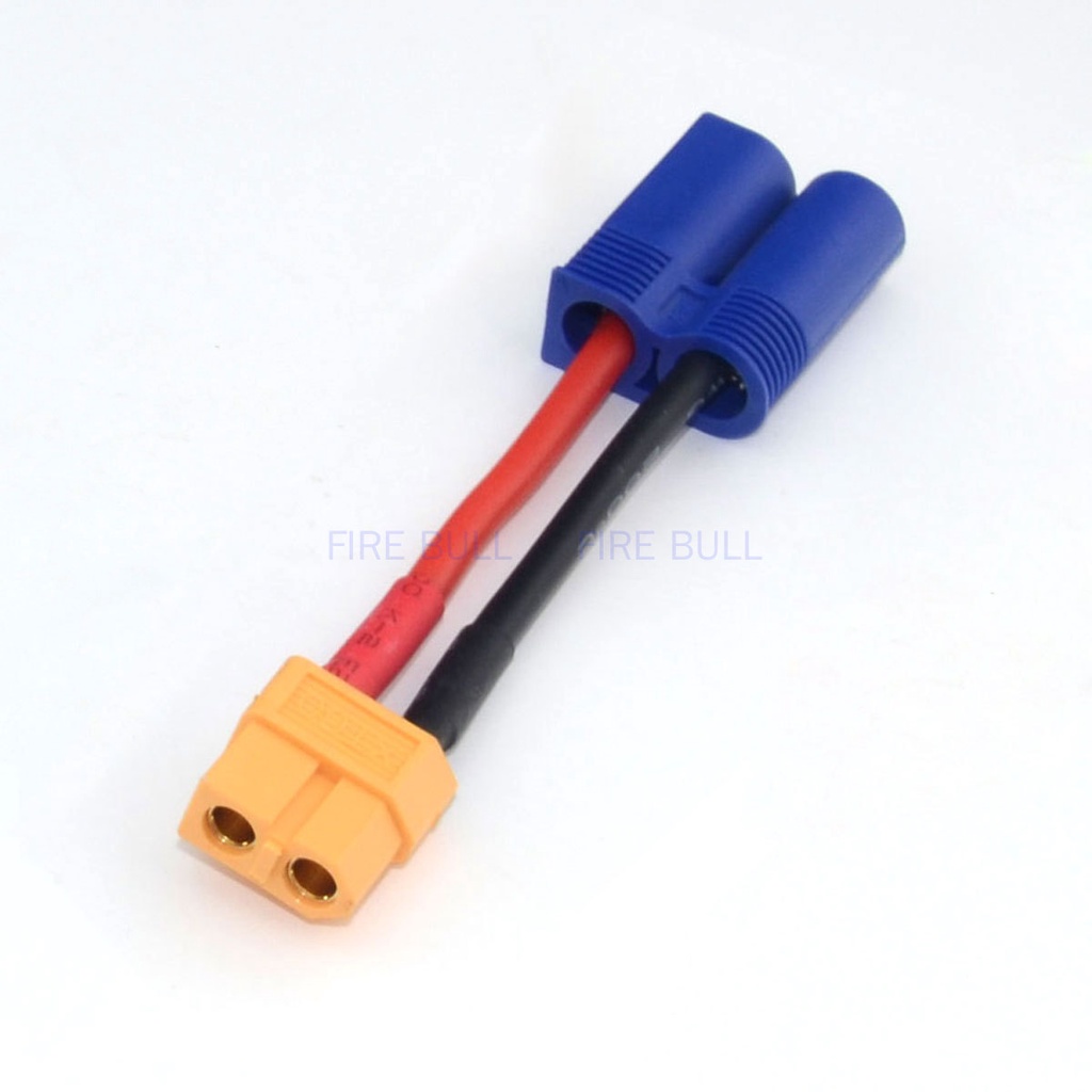 Xt60 Female To Male Ec5 Style W 14awg Silicone Wire Connector Adapter Cable Converter For Rc 9357