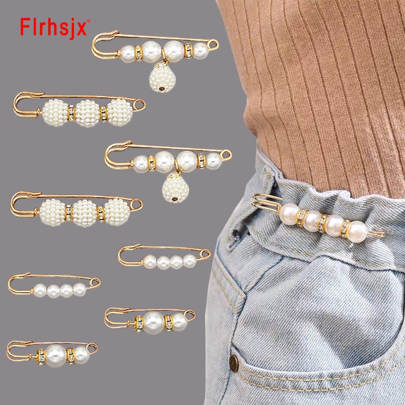 1/2/3/4/5/6Pcs Detachable Metal Pins Fastener Pants Pin Retractable ...