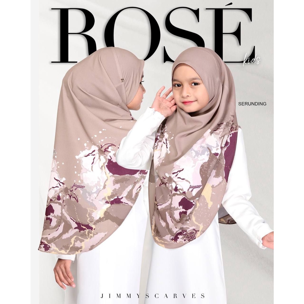 Authentic Jimmy Scarves: Rose Tudung Sarung Instant Sedondon Ibu Anak ...