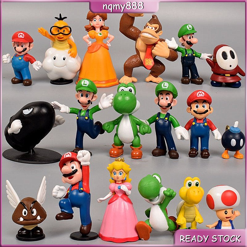 18 Pcs/Set The Super Mario Bros. Movie Action Figures Model Toys ...