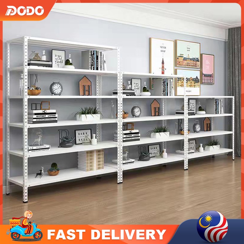 DO 4/5 Tier Boltless Rack Shelf Storage Rak Besi Serbaguna Bertingkat ...