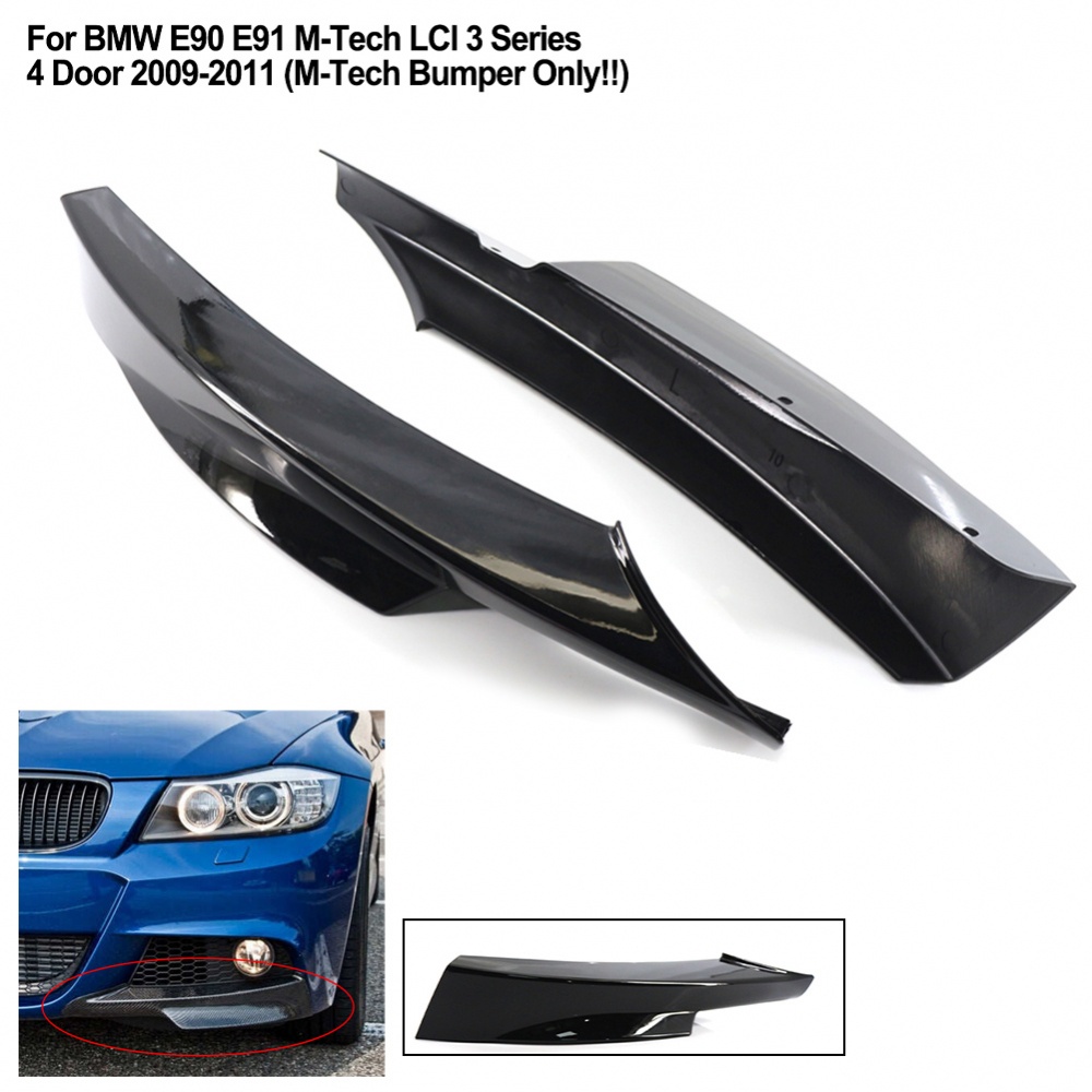 Bright Front Bumper Lip for BMW 3 Series E90 M Bodykit Tech LCI Bumper