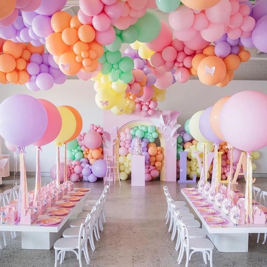 20/50pcs 5/10/18inch Macaron Latex Balloons Wedding Birthday Party ...