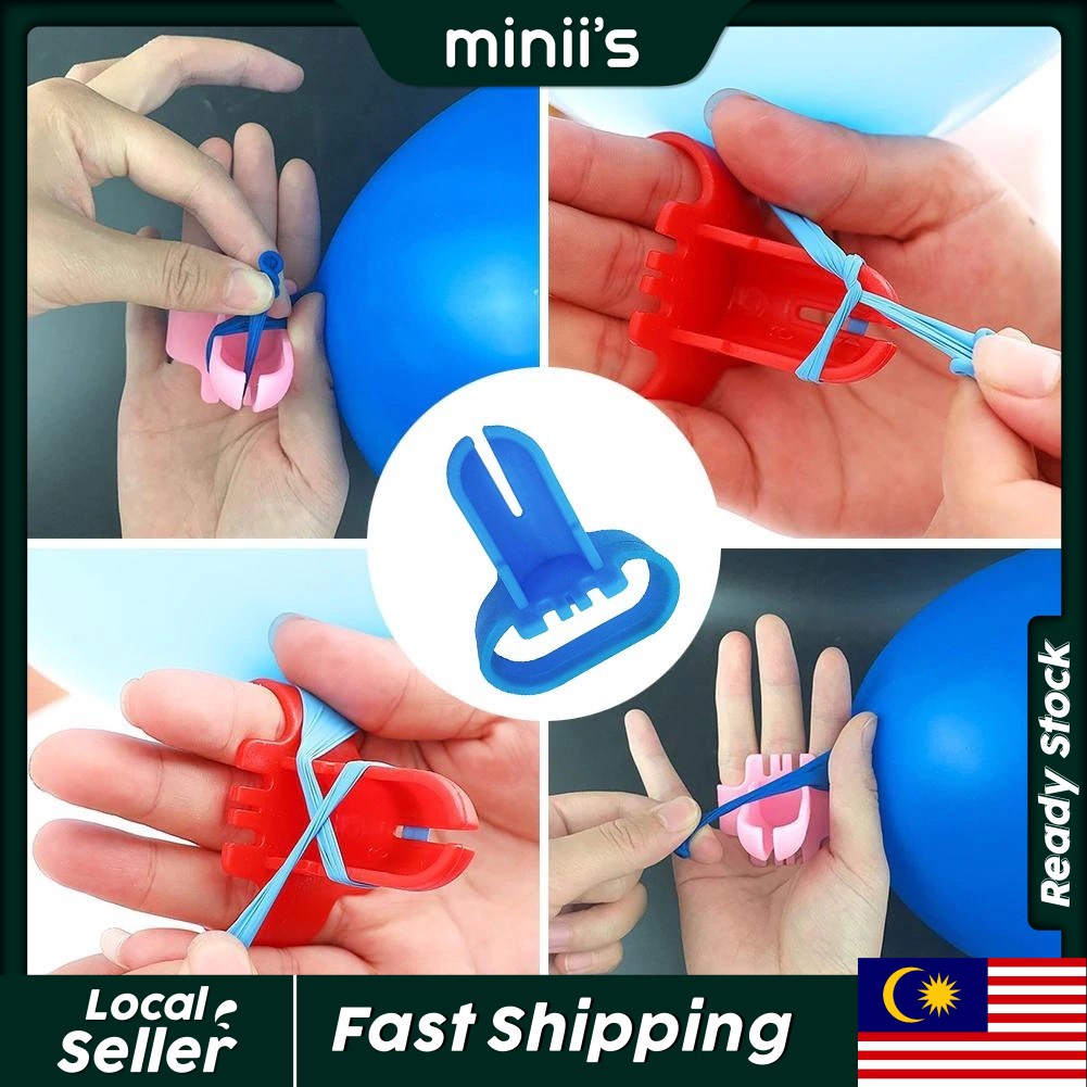 Easy to Use Knot Tying Tool for Latex Balloons Knotter Save Time