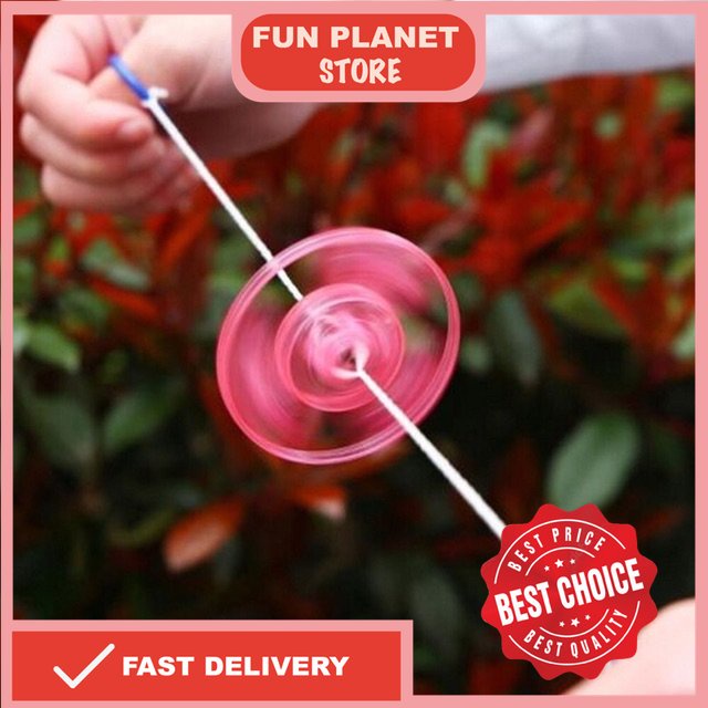 🔥Ready Stock🔥Classic Pull Flywheel Flash YoYo Toy Multicolor Light Color Flying Saucer Model