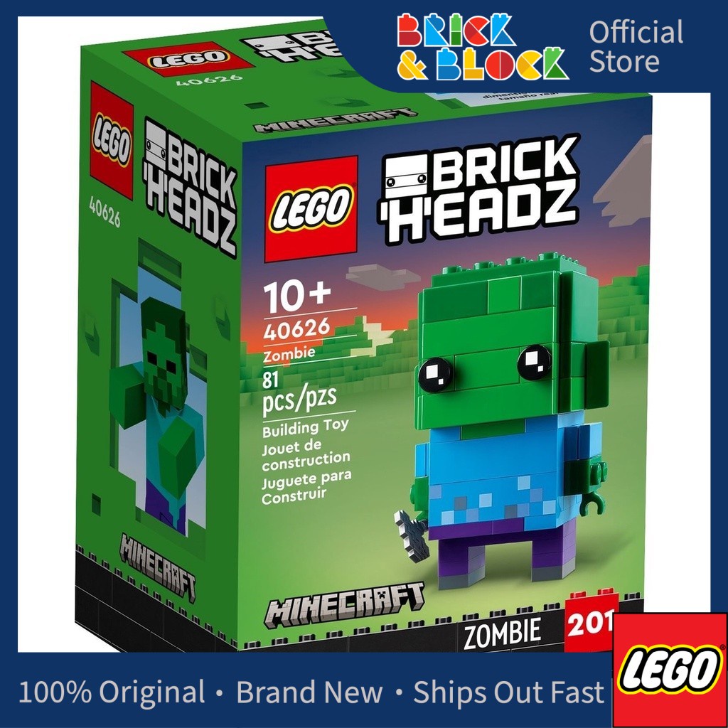 Lego 40626 Zombie Lego Brickheadz Shopee Malaysia