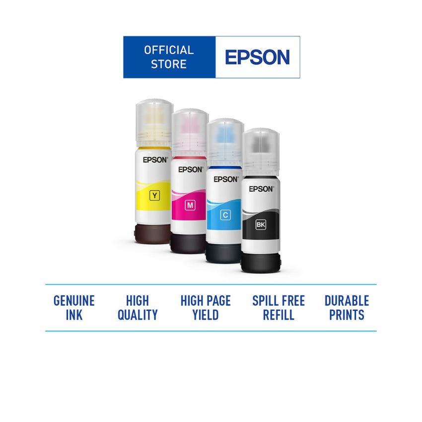 EPSON 008 BK/C/M/Y Ink Bottles (For Printer L15150, L6550, L6460, L6490