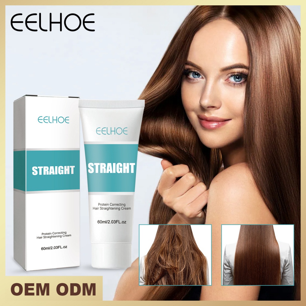 EELHOE Protein Correction Hair Straightening Cream Straight Softening