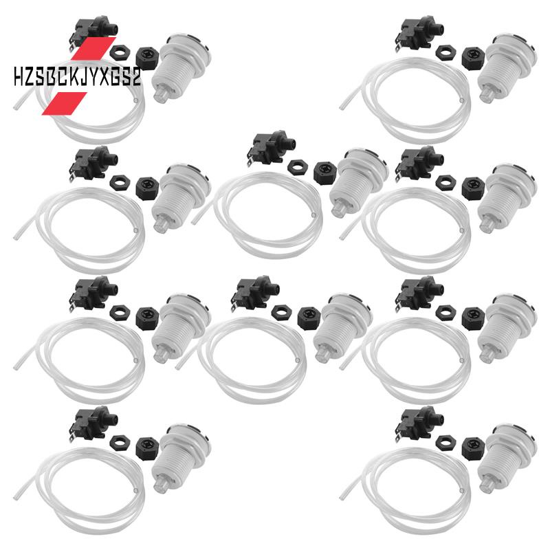 10X 16A On Off Push Button Switch Jetted Whirlpool Jet for Bath Tub Spa