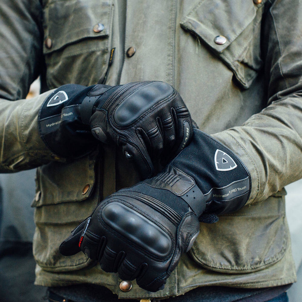 Motorcycle gloves Plush warm and waterproof riding gloves winter long leather Knight Motorcycle