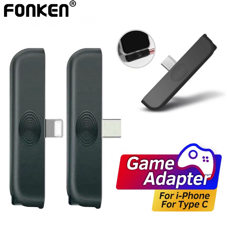 Fonken Light-ning/Type C Adapter Mobile Game Charging Handle Adapter ...