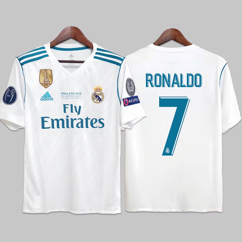 Real Madrid 2014-2015 Ronaldo Champions League adizero away player issue  jersey