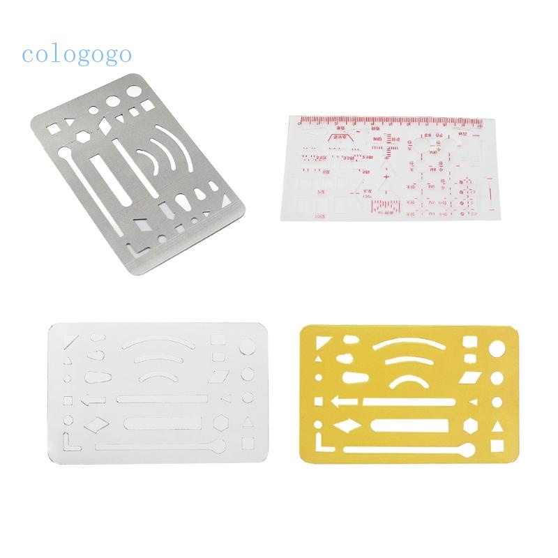COLO Stencil Hollow Drawing Stencils Templates Planner Drawing Template Diary Craft Shopee