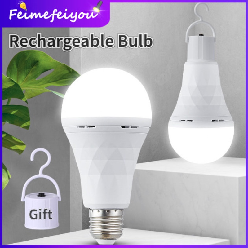 Light Bulb E27 Rechargeable Emergency E27 Led Bulb Waterproof Built-in ...