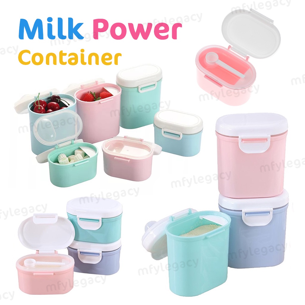 🎀READY STOCK🎀 Travelling BPA Free Milk Powder Dispenser Milk Powder ...