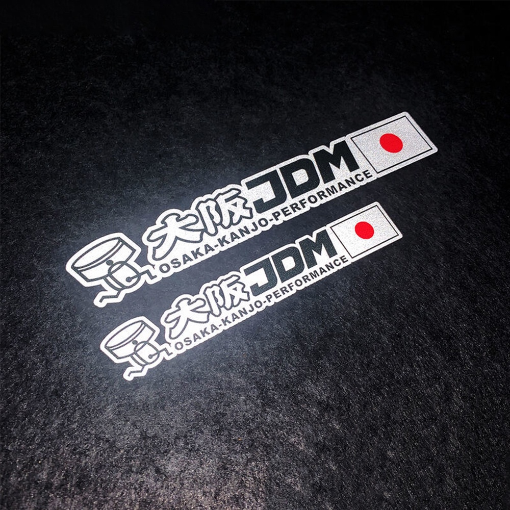 Osaka JDM Reflective Japan Modified Decoration Decal Japanese Car ...