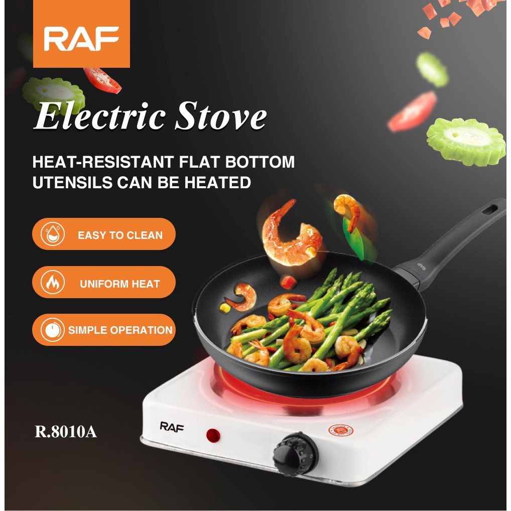 Milux Electric Stove Cooking 1000W Hot Plate Cookware(Like Gas Stove