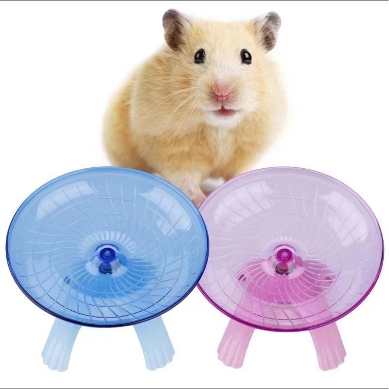Hamster Flying Saucer Silent Running Exercise Wheel for Gerbil Rat